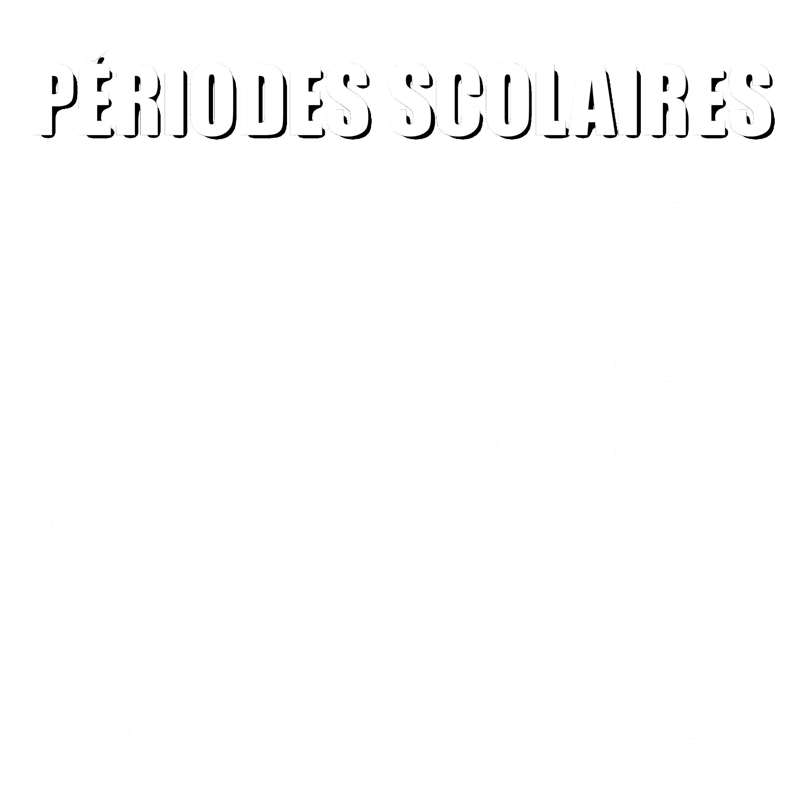 horaires scolaires escape game rush out bethune